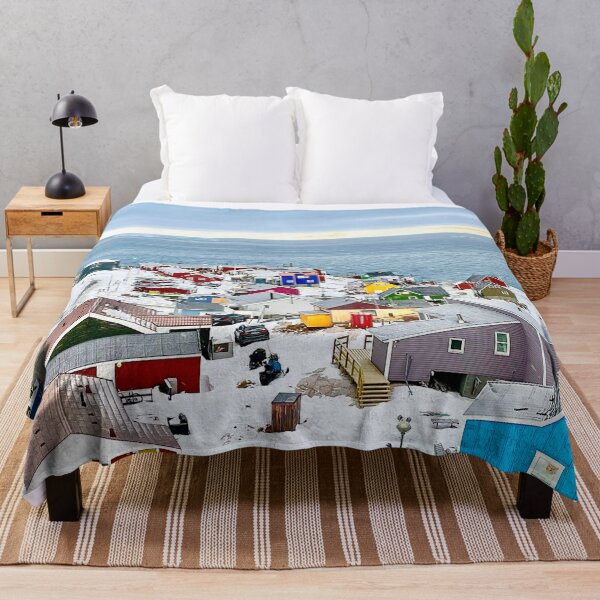 Item preview, Colorful Houses of Arctic Greenland designed and sold by GraTEEtude.