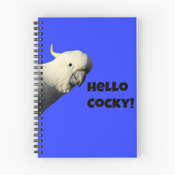 Item preview, Hello cocky! With text designed and sold by CazDPhotos.