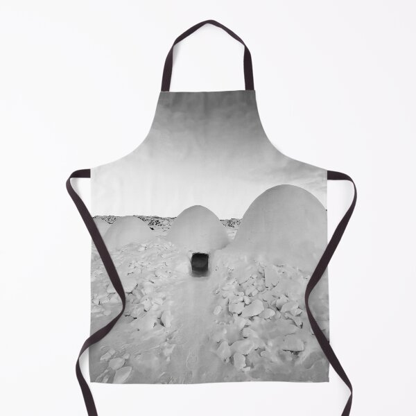 Item preview, Arctic Igloo Adventure In Greenland Black & White designed and sold by GraTEEtude.