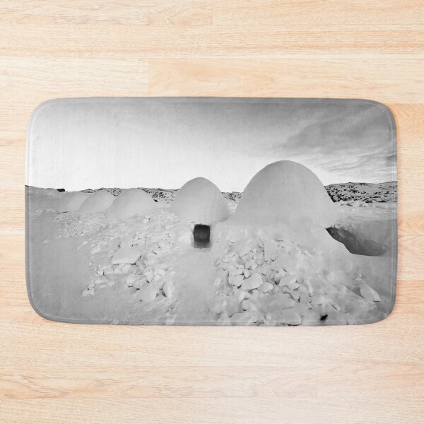 Item preview, Arctic Igloo Adventure In Greenland Black & White designed and sold by GraTEEtude.