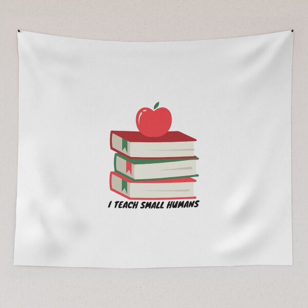 Item preview, "I TEACH SMALL HUMANS" Cute Funny Teacher Graphic designed and sold by CoolCrap-.