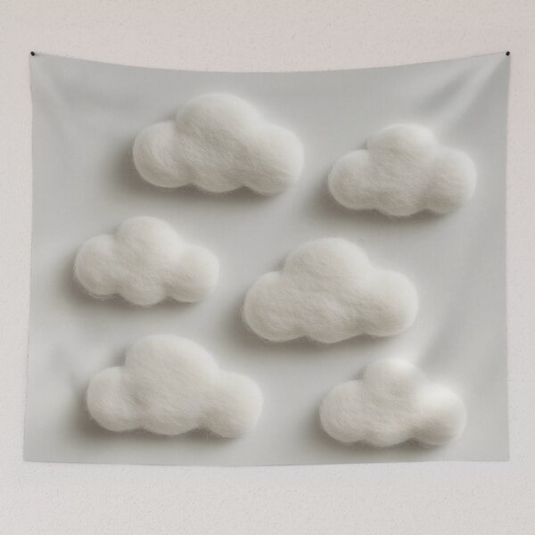 Item preview, White Cotton Clouds designed and sold by SeanaGardner.