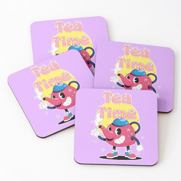 Item preview, retro tea time, funny teapot designed and sold by Mauswohn.