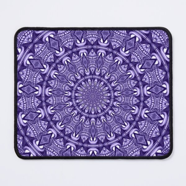 Item preview, Zentangle Tribal Monochrome Mandala 2 - Blue designed and sold by taiche.