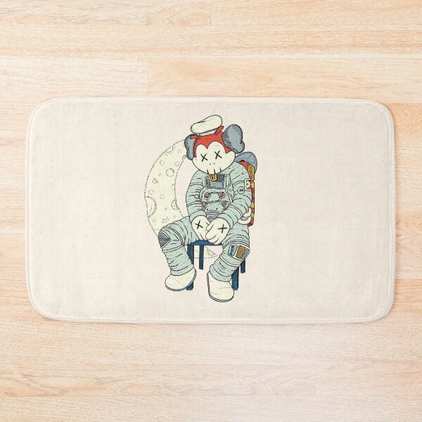 Item preview, JOLLIBEE SLEEPY ASTRONAUT HOLIDAY SHOWER CURTAIN designed and sold by aydapadi.