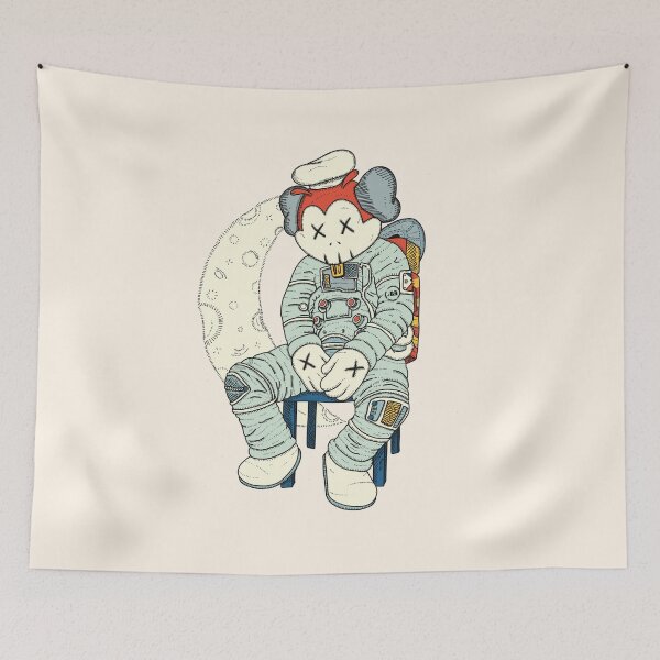 Item preview, JOLLIBEE SLEEPY ASTRONAUT HOLIDAY SHOWER CURTAIN designed and sold by aydapadi.