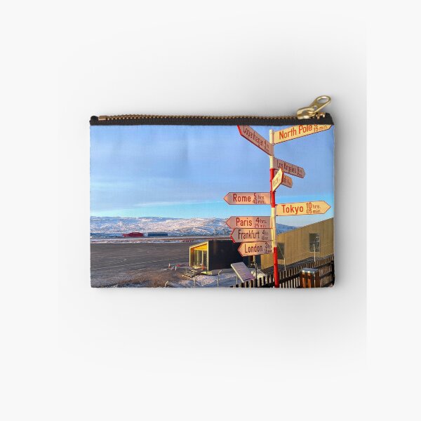 Item preview, Kangerlussuaq Greenland International Pole Direction Sign designed and sold by GraTEEtude.