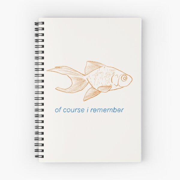 Item preview, Of Course I Remember Orange & Blue Goldfish designed and sold by Rocket-To-Pluto.