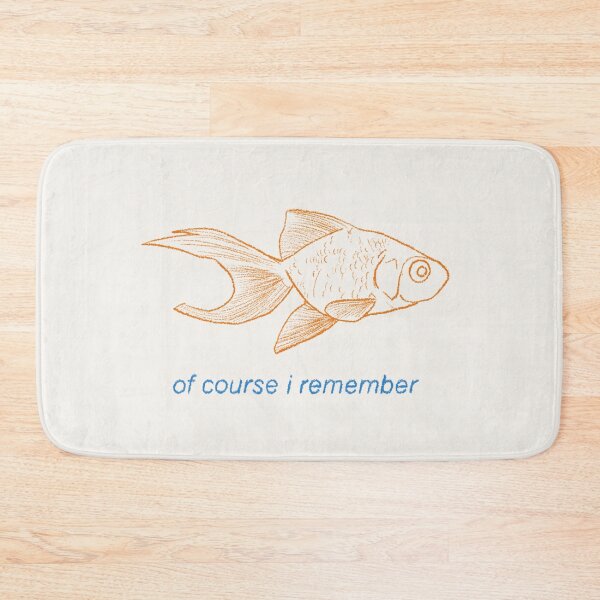 Item preview, Of Course I Remember Orange & Blue Goldfish designed and sold by Rocket-To-Pluto.