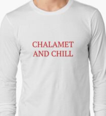 Camiseta de manga larga Chalamet y Chill - Timothee Chalamet