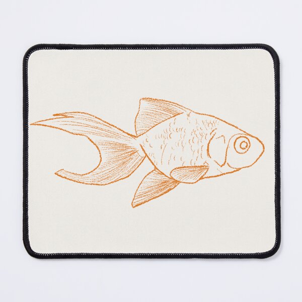 Item preview, Orange Sketched Goldfish designed and sold by Rocket-To-Pluto.