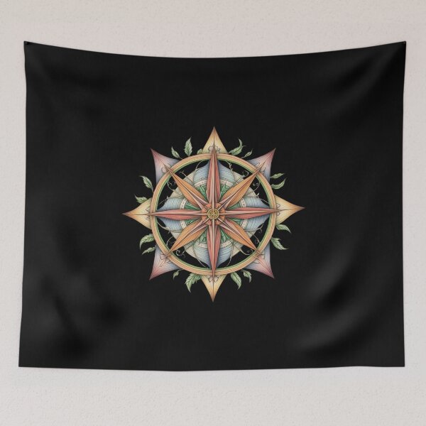 Item preview, Abstract art reminiscent of a Victorian compass rose designed and sold by Pflugart.