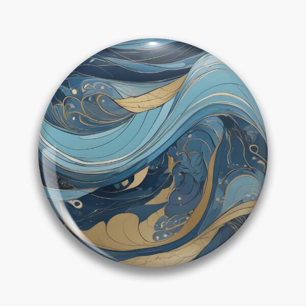 Item preview, Abstract Ocean Currents pattern  designed and sold by Mais80.