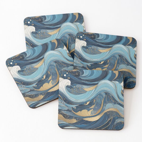 Item preview, Abstract Ocean Currents pattern  designed and sold by Mais80.