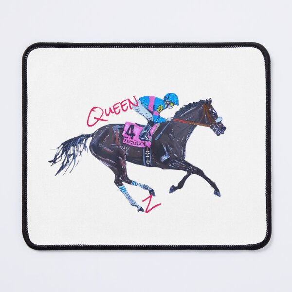 Item preview, Queen Z racehorse beautiful Bay thoroughbred designed and sold by Renee Pallister-Cook.