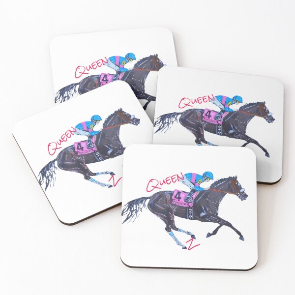 Item preview, Queen Z racehorse beautiful Bay thoroughbred  designed and sold by Renee Pallister-Cook.