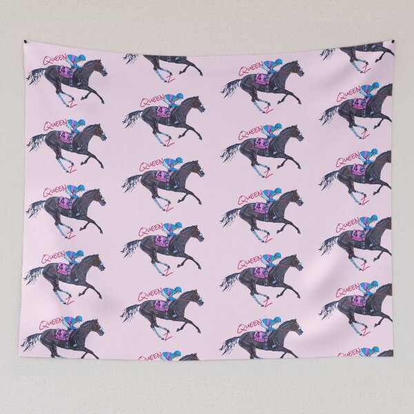 Item preview, Queen Z racehorse beautiful Bay thoroughbred  designed and sold by Renee Pallister-Cook.