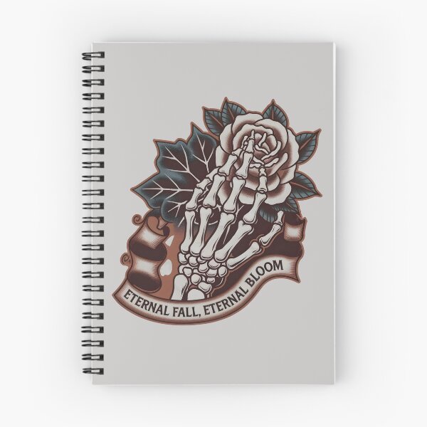 Item preview, Skeleton Hand Rose Eternal Fall Illustration designed and sold by BNCH44.