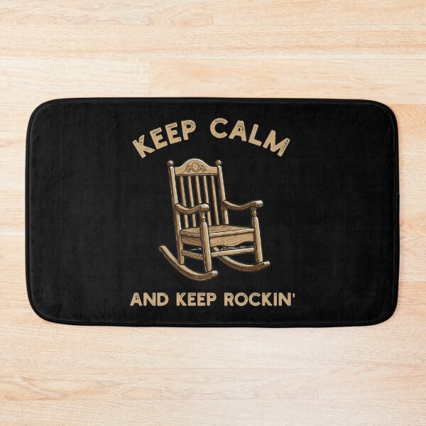 Item preview, Keep Calm And Keep Rockin' funny design designed and sold by RogarsVault.