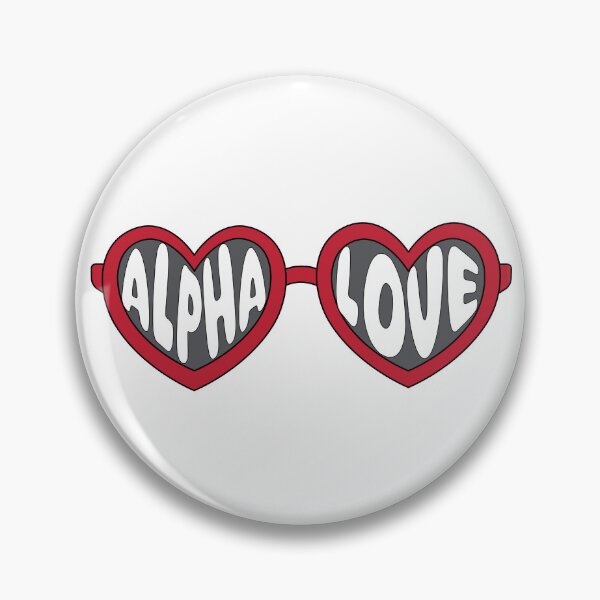 Item preview, Alpha Love Heart Sunglasses designed and sold by Mint & Magnolia Design.