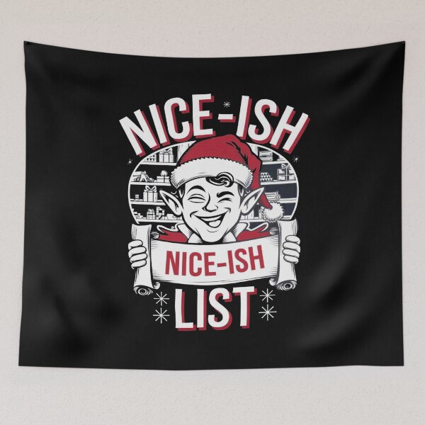 Item preview, Nice-ish list - Christmas moment - Winter fest designed and sold by JansenGS.