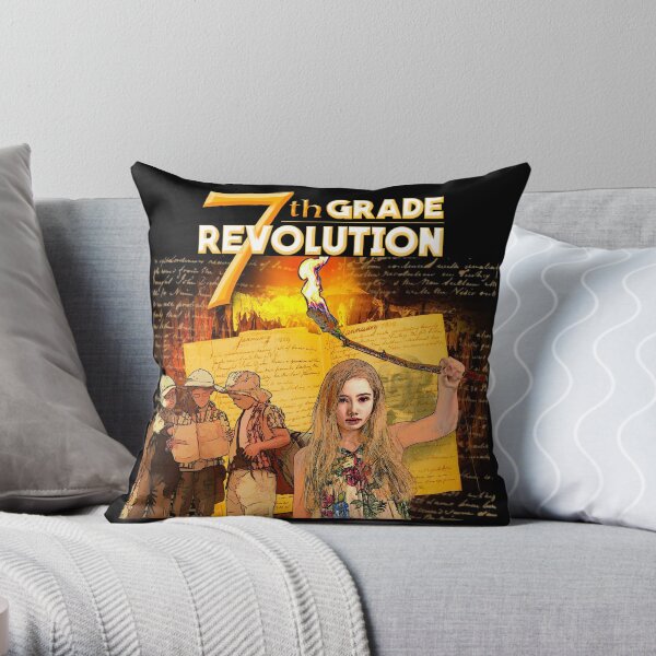 7th Grade Revolution - Tote Bags Throw Pillow