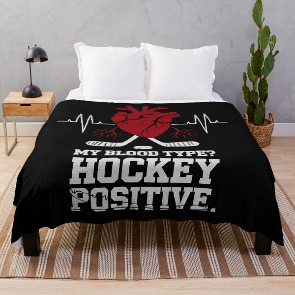 Item preview, Hockey Heartbeat: Blood Type Hockey Positive designed and sold by RebeccaRe.