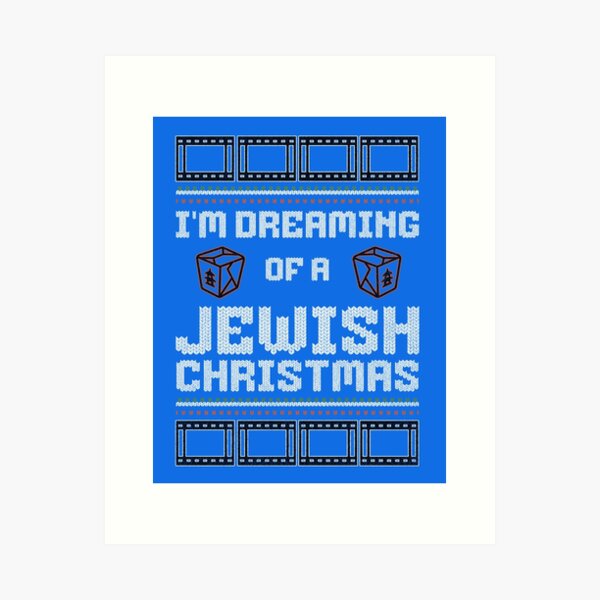 Item preview, I'm Dreaming of a Jewish Christmas - Funny Jewish designed and sold by goldentusk.