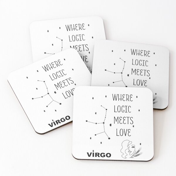 Item preview, Virgo Where logic meets love designed and sold by ChicClicker.
