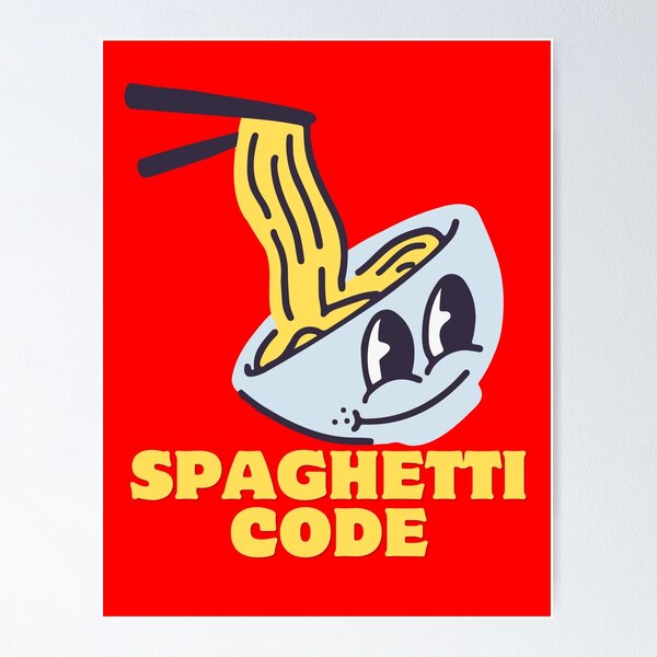 Artikel-Vorschau von Spaghetti-Code, designt und verkauft von Redstrawberry13.