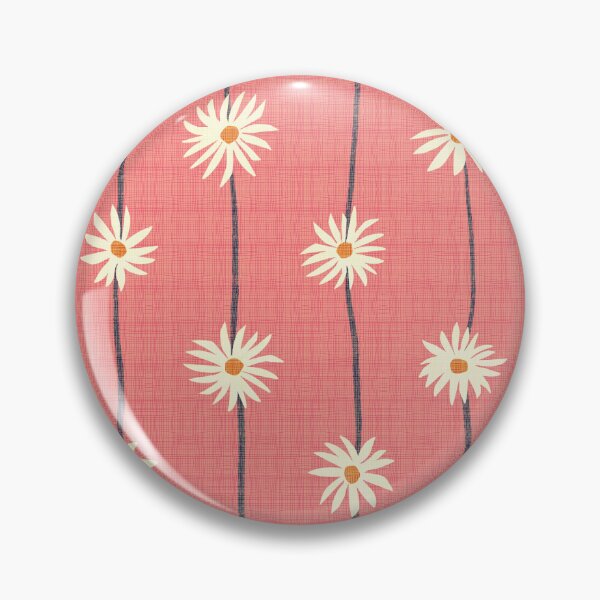 Item preview, Copy of White daisy chain on pink background designed and sold by Inkworthy.