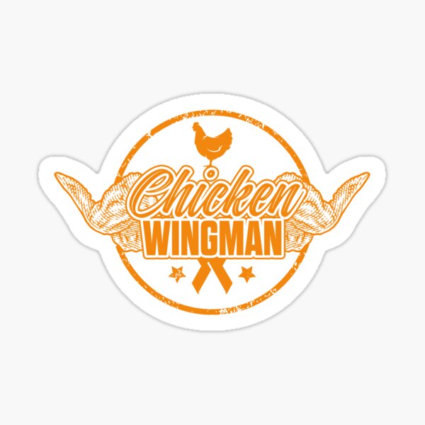 Chicken Wingman Sticker