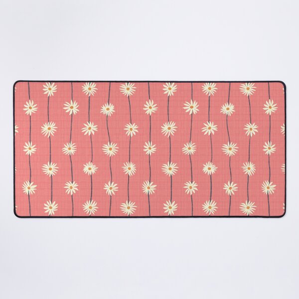Item preview, Copy of White daisy chain on pink background designed and sold by Inkworthy.