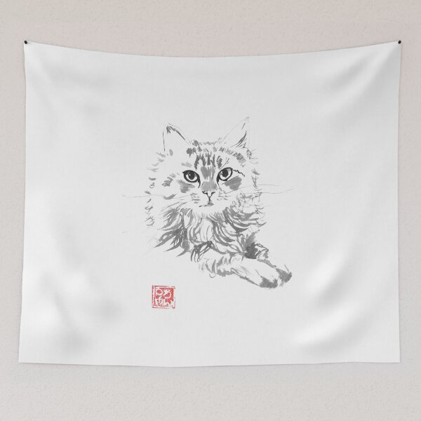 Item preview, fluffy kitty designed and sold by pechane.