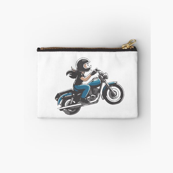 Item preview, Girl on Motorbike - Biker Girl - Motorcycle Fashion designed and sold by Kubala.