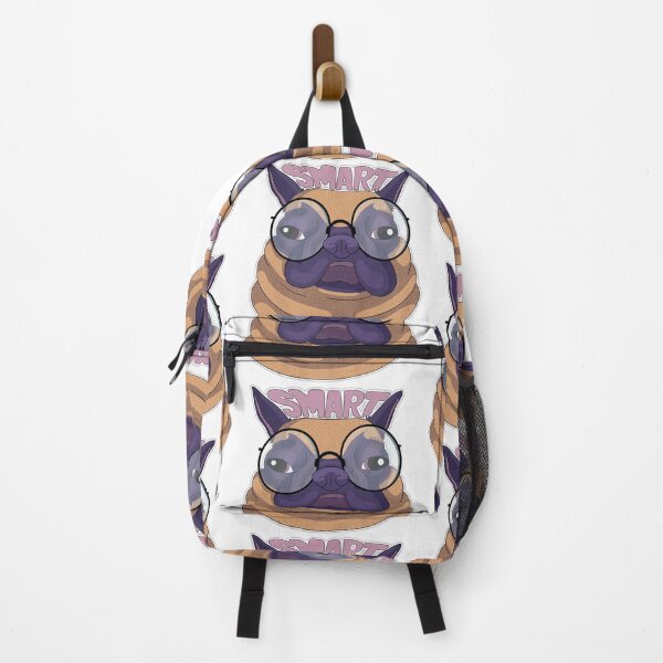 Item preview, Copy of Funny cartoon frenchie nerd face designed and sold by MariaPencilArt.