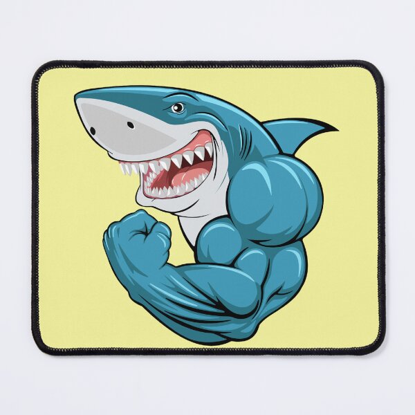 Item preview, Gym Shark - Buff Shark designed and sold by leafsquare.