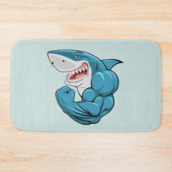 Item preview, Gym Shark - Buff Shark designed and sold by leafsquare.