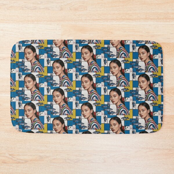 Item preview, Mondrian Art - Frida And The Fish designed and sold by CanvasCarousel.