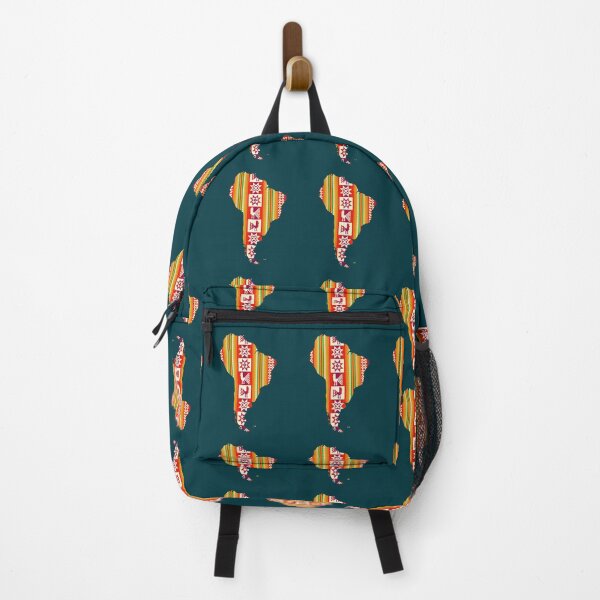 Item preview, Colorful Patterned map of South America, Latino Pride designed and sold by Right-UR.