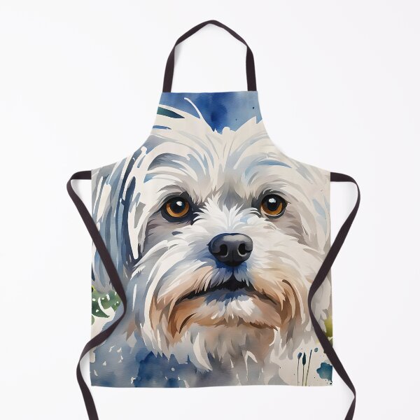 Item preview, Maltese Dog Breed Pet Portrait designed and sold by Country-Artist.