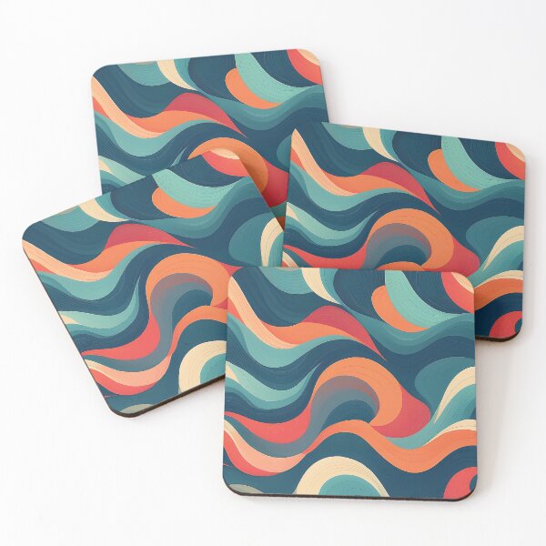 Item preview, A design of  an abstract swirl pattern with fluid, overlapping shapes and gradients in vibrant colors. designed and sold by HEMRO.