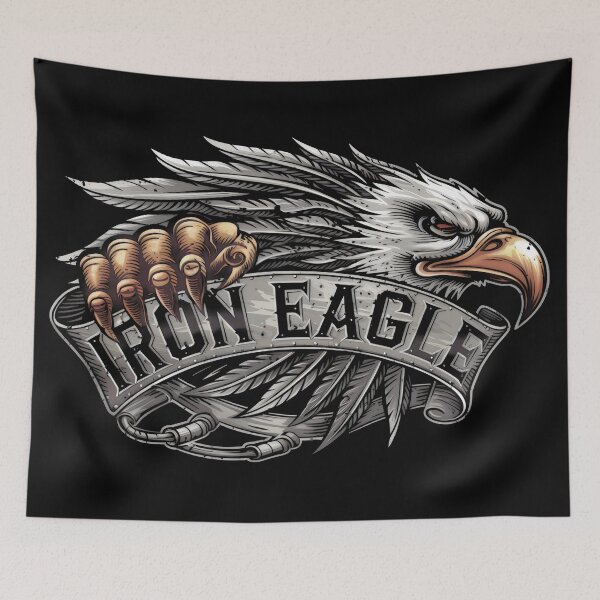 Item preview, Vintage WW2 Aircraft Nose Art - Iron Eagle designed and sold by zarshirts.