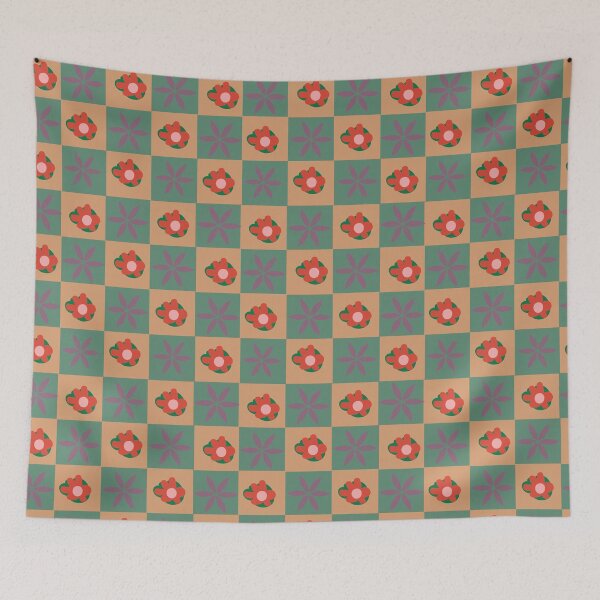 Item preview, l Modern Ethnic Flowers Seamless Geometrical Pattern designed and sold by Dalia Bieliūnaitė.
