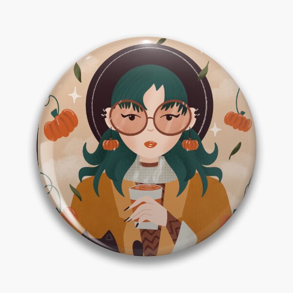 Item preview, Halloween is coming, pumpkin scarf cat and a fall girl designed and sold by nanaminhae.