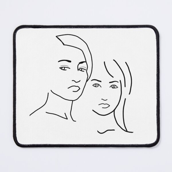 Item preview, Minimalist portraits of women in lineart style. designed and sold by VanessaKeen.