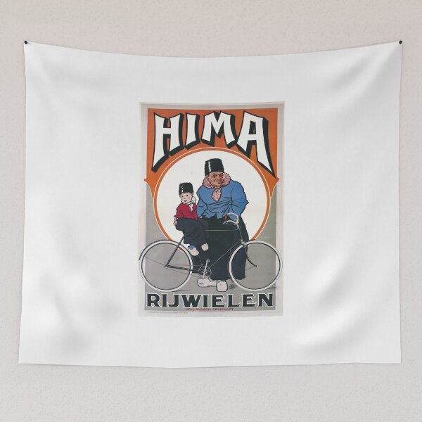 Item preview, Vintage dutch advert for a bike manufacturer designed and sold by colliophoto.
