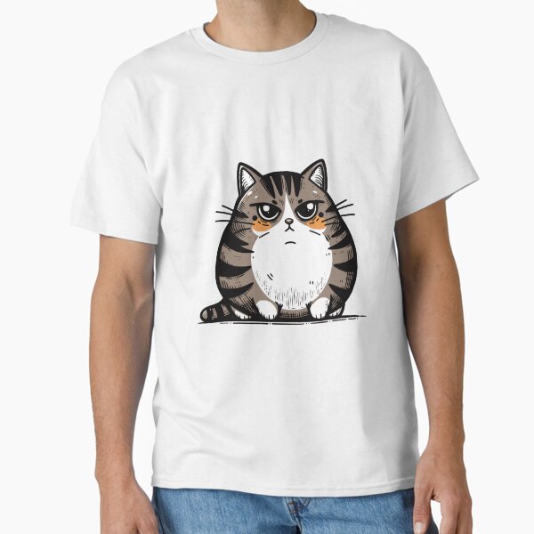 Item preview, Fat Mean Cat: Cute Design for Cat Moms and Dads designed and sold by Kubala.