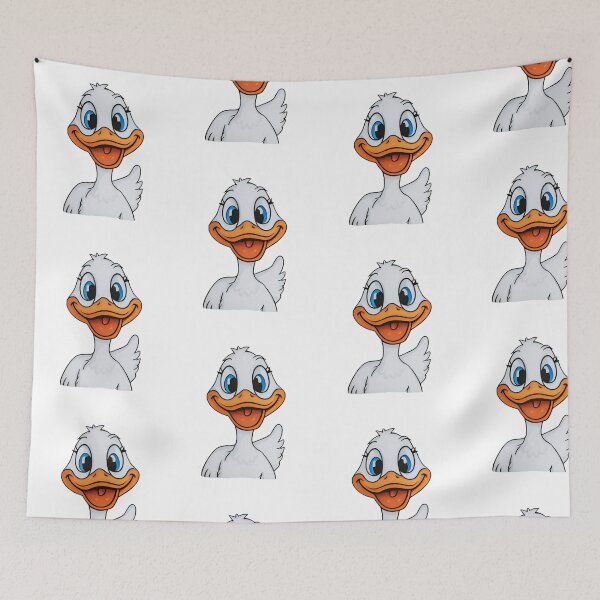 Item preview, Cute Happy white Duck  designed and sold by SOUFIANE1991.