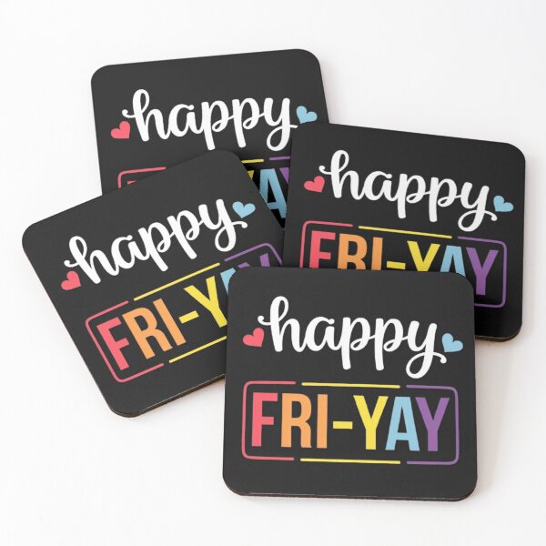 Item preview, Happy Fri-Yay Friday Lovers Fun Teacher Life FriYay Weekend designed and sold by SztylishDesigns.